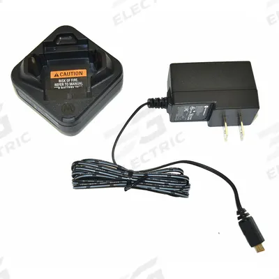 MOTOROLA Single Unit Charger: Fits Motorola, For SL Series, 1 Radios Charged, 120 V AC - Motorola-Compatible Chargers
