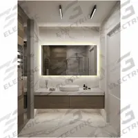 KETCHAM Bathroom Mirror: Rectangular, Glass, 36 in Overall Ht, 60 in Overall Wd, 1 3/4 in Overall Dp (MPN AUR-6036). Key specifications — attr1325493: KETCHAM; attr1348774: Back; attr1348772: Polished Edge; attr1325491: Yes.