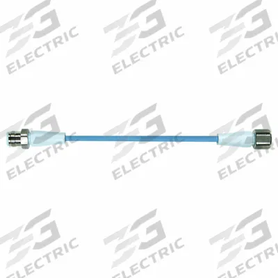 MURRELEKTRONIK Cordset: M12 Male Straight X M12 Female Straight, 6 Pins, Pastel Blue, TPE-S - Double-Ended Cordsets with TPE Jacket for Food & Beverage Applications