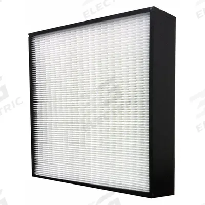 GRAINGER Minipleat Air Filter: 24 in x 24 in x 6 in, Synthetic, Plastic, No Header - MERV 14 Minipleat Air Filters
