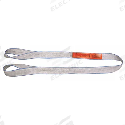 LIFT-ALL Web Sling: Type 4, Polyester, 2 Plies, 16 ft Sling Lg - Protected-Edge Polyester Twisted-Eye Web Slings