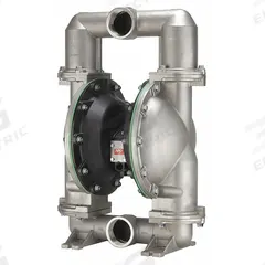 ARO Double Diaphragm Pump: 316 Stainless Steel Body, 3 in, NPT Connection, 237 gpm, 289 ft Max. Head (MPN 66630B-244-C). Key specifications — Brand: ARO; Seat Material: 316 SS; Check Valve Material: PTFE.