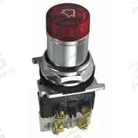 EATON Selector Switch: 30 mm Panel Mounting Size, 3 Positions, Short Lever, 2NO/2NC, Metallic (MPN 10250ED1117-3KR). Key specifications — AC Contact Rating: 10 A @ 660 V; Action: Maintained/Maintained/Maintained; Cam: 3; DC Contact Rating: 5 A @ 250 V; Hazardous Location Specification: Not Rated; Operator Head Material: Polymer; Operator Head Type: Short-Handled Knob; Operator Illumination: Illuminated.