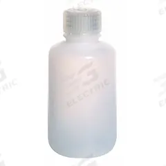 NALGENE Sampling Bottle: HDPE, 4 fl oz, 120 mL, Natural, 24-415 Screw Closure Size, Closure Included (MPN PLA-03153). Key specifications — Body Color: Natural; Closure Attached: Attached; Brand: NALGENE; Pre-Cleaned: None; Closure Included: Yes.