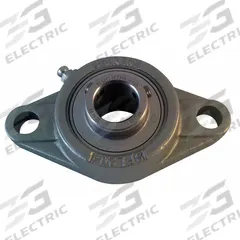 NTN 2 Bolt Flange Bearing: Radial Ball, 1 3/16 in Bore, SS, Set Screws, 5 17/32 in Lg, 1 37/64 in Wd (MPN SUCFL206-19). Key specifications — Bore Type: Cylindrical; Brand: NTN; Lubricant Material: FDA/USDA-H1 Solid Grease; Mounting Bolt Size: 5/8 in; System of Measurement: Inch; Included Bearing Cap: None.