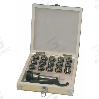 Dayton Collet Set: ER25, 3/32 in to 5/8 in Collet Size Range - Standard ER Collet Sets