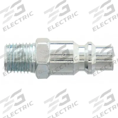 SPEEDAIRE Quick Connect Hose Coupling: 3/8 in Body Size, 1/4 in Hose Fitting Size - Industrial Interchange Steel Quick-Connect Air Coupling Plugs