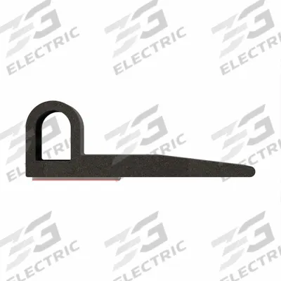 FAIRCHILD Seal: P-Shaped, Self-Adhesive Mounting, Std, EPDM, 50 ft Overall Lg - P-Section Foam Rubber Seals
