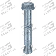 MKT FASTENING Wedge Anchor Bolt: 132 mm Overall Lg, 24 mm Dia, M16 Thread Size, Steel, Steel, 10 PK (MPN M14505301). Key specifications — Brand: MKT FASTENING; Anchor Type: Wedge; Finish Type: Zinc Plated.