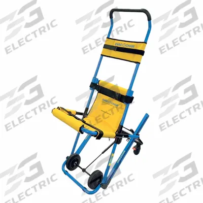 EVAC-CHAIR Stair Chair: 400 lb Load Capacity, Aluminum - Manual-Carry Evacuation Chairs