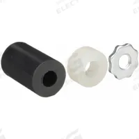 APPROVED VENDOR Bolt Hole Caster Expanding Sleeve Kit: 2 1/2 in Stem Lg, Carbon Steel, Rubber, Round (MPN 442R59). Key specifications — Brand: APPROVED VENDOR; Hardware Material: Carbon Steel.