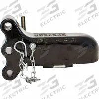 BUYERS PRODUCTS Coupler: Adj Coupler, V, 25,000 lb Gross Towing Wt Capacity, Cast Steel, 16.22 lb Wt (MPN 0091600). Key specifications — Brand: BUYERS PRODUCTS; Finish: Powder Coated; Material: Cast Steel; Resistance Properties: Corrosion-Resistant.