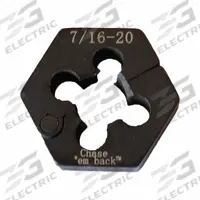 AME Automotive Rethread Die: Thread Repair Die, 1 in Overall Lg, 1 1/8 in Overall Wd, Steel, 1 Die (MPN 31201). Key specifications — Brand: AME; Includes: 1 Die; Material: Steel.