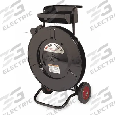 SIGNODE Strapping Dispenser: 3/8 in Min. Strapping Wd, 3/4 in Max. Strapping Wd - Strapping Carts for Steel Strapping