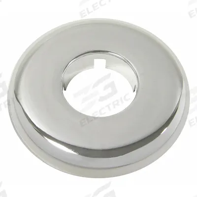KISSLER Escutcheon: For Universal Fit Most Mfgs Series, Plastic, Chrome Finish - Faucet Escutcheons