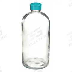 QORPAK Sampling Bottle: 480 mL, Colorless, 28-400, Urea, 12, Polyethylene/PTFE, Type III (MPN GLC-02216). Key specifications — Body Color: Colorless; Pre-Cleaned: None; Body Material: Soda Lime Glass; Brand: QORPAK; Screw Closure Size: 28-400; Graduated: No; USP Specification: Type III; Closure Attached: Attached.