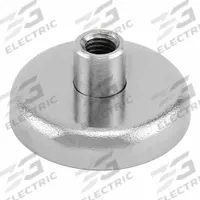 APPROVED VENDOR Rare Earth Magnet: Neodymium, 1 21/32 in Outside Dia, 0.356 in Thick, Disc Magnet (MPN NACF165). Key specifications — Color: Silver; Max Pull Force: 150 lbf.