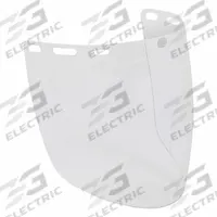 PIP Face Shield Visor: 15 in Overall Wd, 8 in Overall Ht, 0.08 mm Overall Thick, Clear, Anti-Fog (MPN 251-01-7401). Key specifications — Material: Polycarbonate; Brand: PIP.