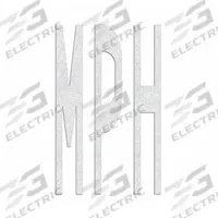 RAE Preformed Thermoplastic Pavement Markings: Mph, White, 8 ft Lg, 4 1/2 ft Wd, Pavement (MPN PR-TH-3638). Key specifications — Legend: Mph; Brand: RAE; Color: White; Adhesion Method: Hand Torch; Material: Thermoplastic.
