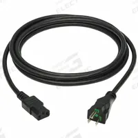 EATON TRIPP LITE Power Cord: 6 ft Lg, 3/16, 5-15P Plug, Non-NEMA Receptacle, C13 Receptacle, SJT (MPN P006AB-006-HG). Key specifications — Brand: EATON TRIPP LITE; Jacket Material: PVC.
