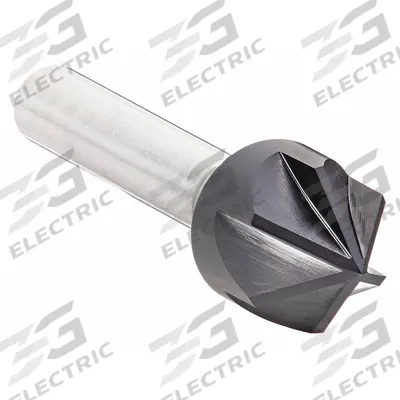 KEO Countersink: 90°, 6 Flute, 1 1/4 in Body Dia - Smooth-Finish Six-Flute Countersinks