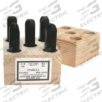 YOUNG BROS. STAMP WORKS Hand Stamp Kit: Symbol Set, 3/8 in Character Ht, 3 1/8 in Shank Lg, Steel (MPN 08053). Key specifications — Brand: YOUNG BROS. STAMP WORKS; Characters Included: Star; Material: Steel.