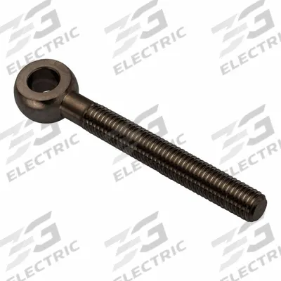 AMPG Fixed Rod End: Stainless Steel, Black Oxide, 140 mm Hole Center-to-End Lg - Stainless Steel Male Threaded Fixed Rod Ends