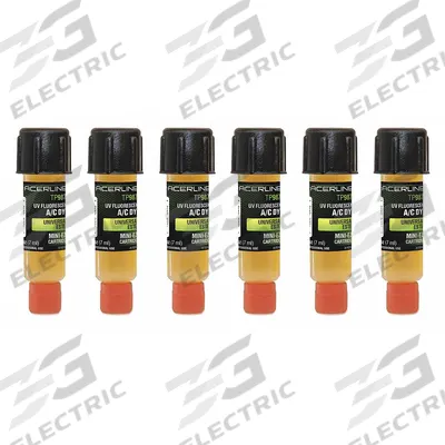 TRACERLINE Universal Dye Cartridge: A/C Dye Refill, 6 Pieces - A/C Dye Refills