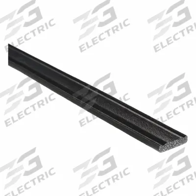 TRIM LOK Seal: Rectangle, Self-Adhesive Mounting, Std, EPDM, 500 ft Overall Lg - Ribbed-Section Foam Rubber Seals