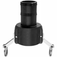 Polypropylene Cam and Groove Fittings: 1 1/2 in Coupling Size, 1 1/2 in Hose Fitting Size, Buna-N (MPN BULK-CGF-379). Key specifications — Gasket Material: Buna-N; Brand: USA INDUSTRIALS; Fitting Type: Hose Shank.