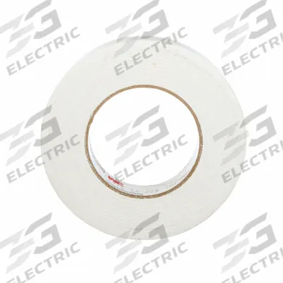 3M Electrical Tape: 1 in Wd, 60 yd Lg, 7 mil Thick, Fiberglass Cloth, Rubber - Abrasion-Resistant Electrical Tape