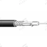 CAROL Coaxial Cable: RG-6, 18 ga Conductor Gauge, 50 ft Cable Lg (MPN C5775). Key specifications — Shielding Material: Aluminum Braid.
