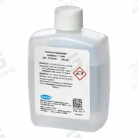 HACH Sodium Hydroxide Solution: 100 mL Volume, Liquid, Solution, 2743042, 1. Key specifications — Brand: HACH; Chemical Family Type: Solution; Form: Liquid; Manufacturer Part Number: 2743042; Product Type: Sodium Hydroxide Solution.