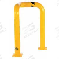 APPROVED VENDOR Corner Guard: Corner, 42 5/8 in Top Rail Ht, 7/8 in Mounting Hole Dia, Guardrail (MPN TEG-24-42-4). Key specifications — Color: Yellow; Material: Steel; Rail Mounting Style: Floor Mounted; Includes Mid-Rail: Mid-Rail Not Included.