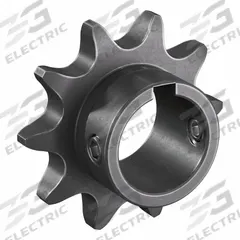 TSUBAKI Single Strand Sprocket: 50, For 5/8 in Chain Pitch, 1 in Bore Dia, 10 Teeth, Steel (MPN 50B10F-1). Key specifications — Brand: TSUBAKI.