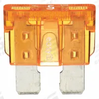 BUSSMANN Automotive Fuse: ATC Series, Fast-Acting, 5 A, 32 V DC, Indicating, 2 PK (MPN BP/ATC-5ID). Key specifications — Series: ATC; Brand: BUSSMANN; Fuse Profile: Standard Profile.