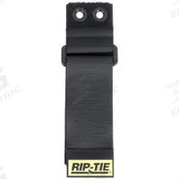 RIP-TIE Hook-and-Loop Cinch Strap: 16 in Lg, 4.00 in, 2 in Wd, 90 lb Tensile Strength, Black, 10 PK (MPN O-16-G10-BK). Key specifications — Color: Black; Brand: RIP-TIE; Includes: Brass Grommets; Max. Bundle Dia.: 4.00 in.