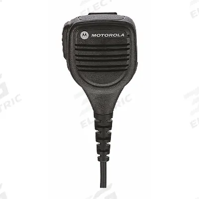 MOTOROLA Speaker Microphone: Fits Motorola, 3.5 mm Jack, Push To Talk, Windporting - Motorola-Compatible Microphones & Speakers
