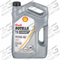 ROTELLA Engine Oil: Synthetic Blend, 1 gal Size, Bottle, 15W-40, T5 (MPN 550045348). Key specifications — SAE Grade: 15W-40; Brand: ROTELLA; Compatible Engine Type: Diesel Engines; Compatible Vehicle Type: Diesel Trucks; Oil Series: T5.