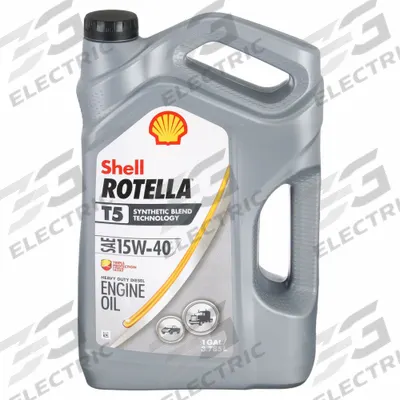 ROTELLA Engine Oil: Synthetic Blend, 1 gal Size, Bottle, 15W-40 - Diesel Engine Oil
