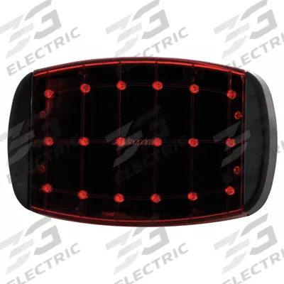 MAXXIMA Warning Light: Perimeter Flashing Warning Light, Red, 6 5/16 in Overall Wd - Vehicle Perimeter Flashing Warning Lights