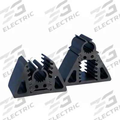 NVENT ERICO Rooftop Support: EPDM-SBR Rubber Base, EPDM Rubber, 4 in Overall Lg - Support Blocks