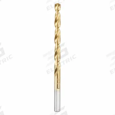 MILWAUKEE Jobber Length Drill Bit: 7/32", 135° Split Point, TiN-Coated HSS - Chip-Clearing High-Speed Steel Jobber-Length Drill Bits