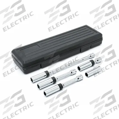 GEARWRENCH Socket Set: 3/8 in Drive, 5 Piece, 6-Point, SAE - SAE Socket Sets with Drive Tools