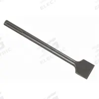 BOSCH Chisel Bit: 1 1/2 in Head Wd, 12 in Overall Lg, 1/2 in Shank Dia (MPN HS1916). Key specifications — attr253714: Surface Material Removal; attr277143: BOSCH.
