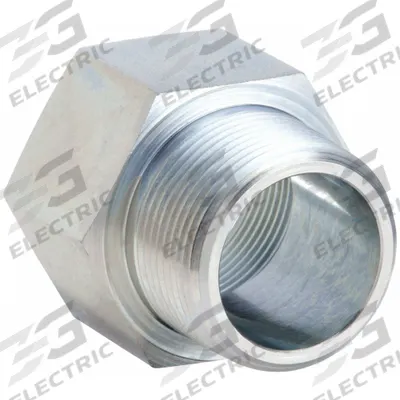 PARKER Metal Pipe Straight: 2 in x 2 in, Male NPT Threaded x Female SAE Threaded - Threaded High-Pressure Pipe Fittings