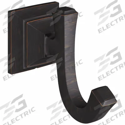 AMERICAN STANDARD Robe Hook: 3 5/8 in x 2 1/4 in x 4 1/8 in, Metal - Bathroom Hooks