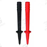 FLUKE Test Probe: CAT II 1000V/CAT III 1000V, Std Probe, 1/8 in Lg, Black/Red, 1,000 V Max Volt (MPN TP74). Key specifications — Color: Black/Red; Brand: FLUKE.