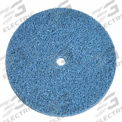 NORTON Unitized Wheel: 3 in Dia x 1/4 in W, 1/4 in Arbor Hole, Aluminum Oxide - Light Deburring & Finishing Wheels for Carbon Steel & Soft Metals