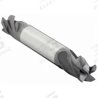 APPROVED VENDOR Square End Mill: Carbide, AlTiN Coated, Double End, 4 Flute, 1/4" Mill Dia, 1/2" LOC (MPN 236-001085)